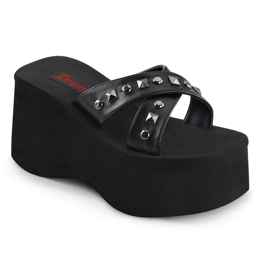 zapatos_demonia_black_vegan_leather_funn_29.jpg Zapatos Demonia Black Vegan Leather Funn-29 - Image 1