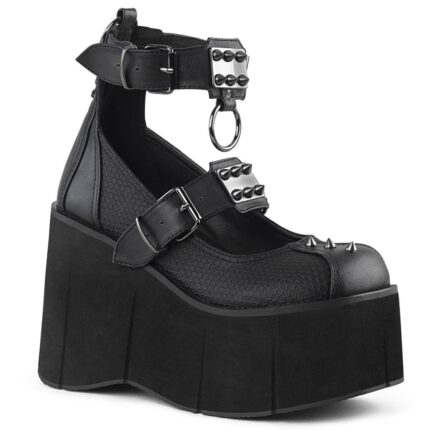 Zapatos Demonia Black Vegan Leather Kera-12