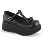 Zapatos Demonia Black Vegan Leather Sprite-03 - Image 2