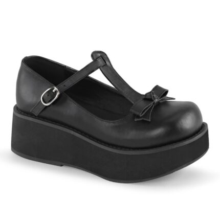 Zapatos Demonia Black Vegan Leather Sprite-03