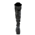 Zapatos Demonia Black Vegan Leather-Stretch Shaker-350 - Image 5