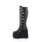 Zapatos Demonia Black Vegan Leather Swing-815Wc - Image 4