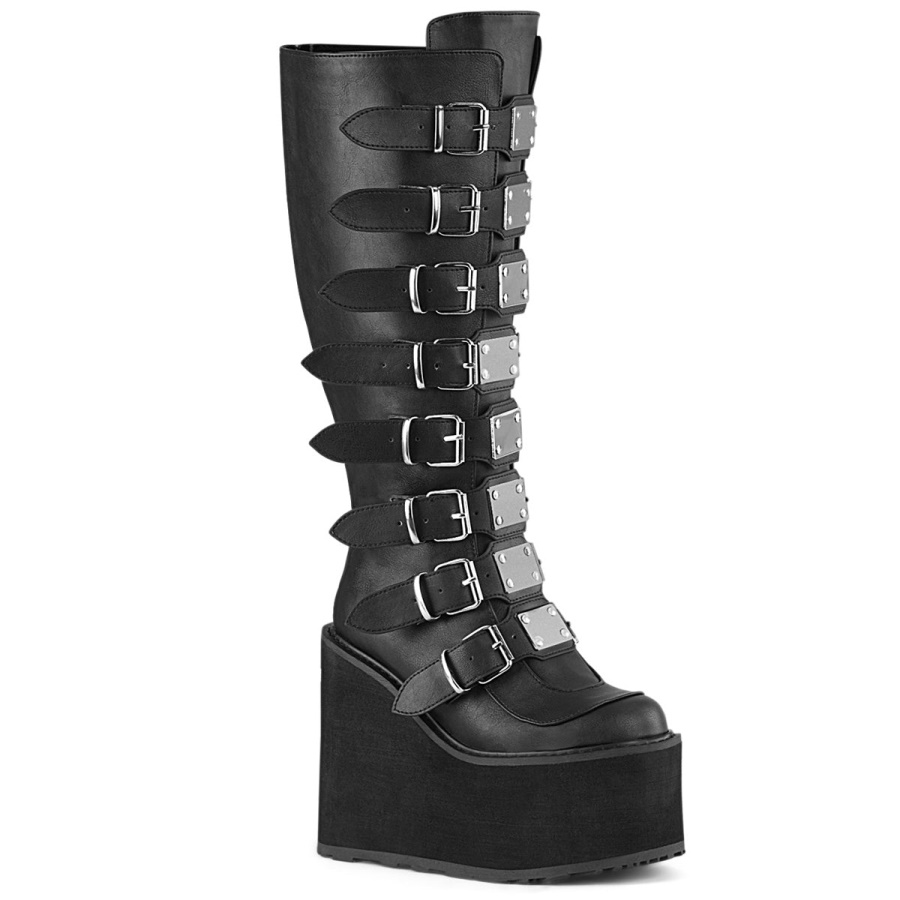 zapatos_demonia_black_vegan_leather_swing_815wc.jpg Zapatos Demonia Black Vegan Leather Swing-815Wc - Image 1