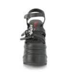 Zapatos Demonia Black Vegan Leather Wave-13 - Image 3