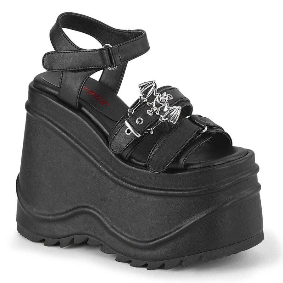 zapatos_demonia_black_vegan_leather_wave_13.jpg Zapatos Demonia Black Vegan Leather Wave-13 - Image 1