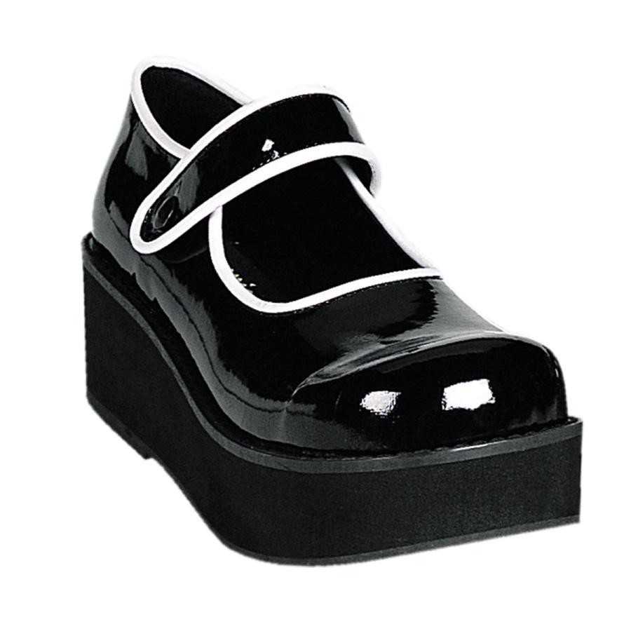 zapatos_demonia_black_white_patent_sprite_01.jpg Zapatos Demonia Black-White Patent Sprite-01 - Image 1