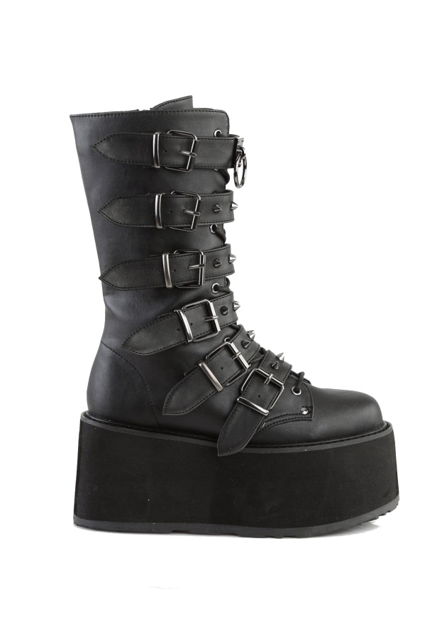 zapatos_demonia_botin_cowboybiker_negro.jpg Zapatos Demonia Botín Cowboybiker Negro - Image 1