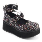 Zapatos Demonia Floral Fabric Sprite-02