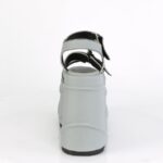 Zapatos Demonia Gray Reflective Vegan Leather Wave-13 - Image 5