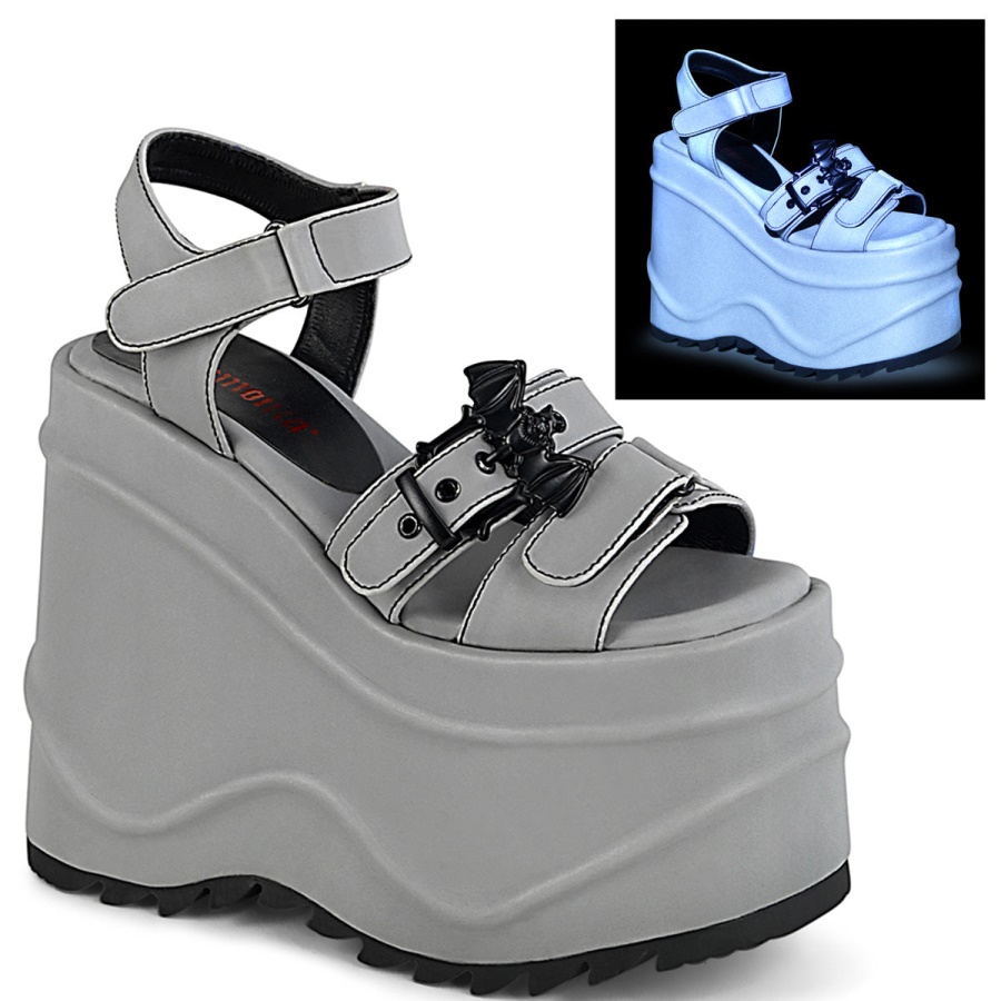 zapatos_demonia_gray_reflective_vegan_leather_wave_13.jpg Zapatos Demonia Gray Reflective Vegan Leather Wave-13 - Image 1