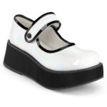 Zapatos Demonia White Holo Patent Sprite-01 - Image 2